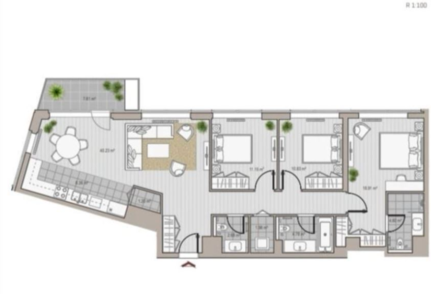 117m2 - BW Vista, Belgrade Waterfront — 12