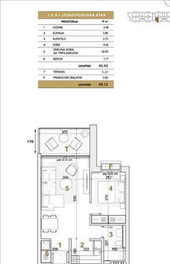 54m2 – Novi Dorćol, Beograd — 14