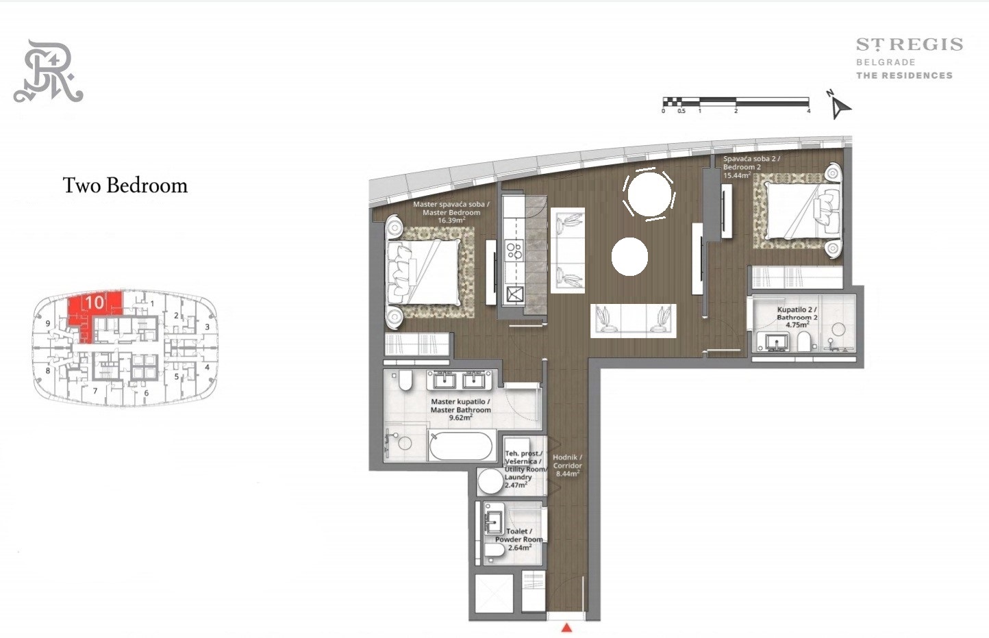 90m2 - BW Kula, Belgrade Waterfront — 13