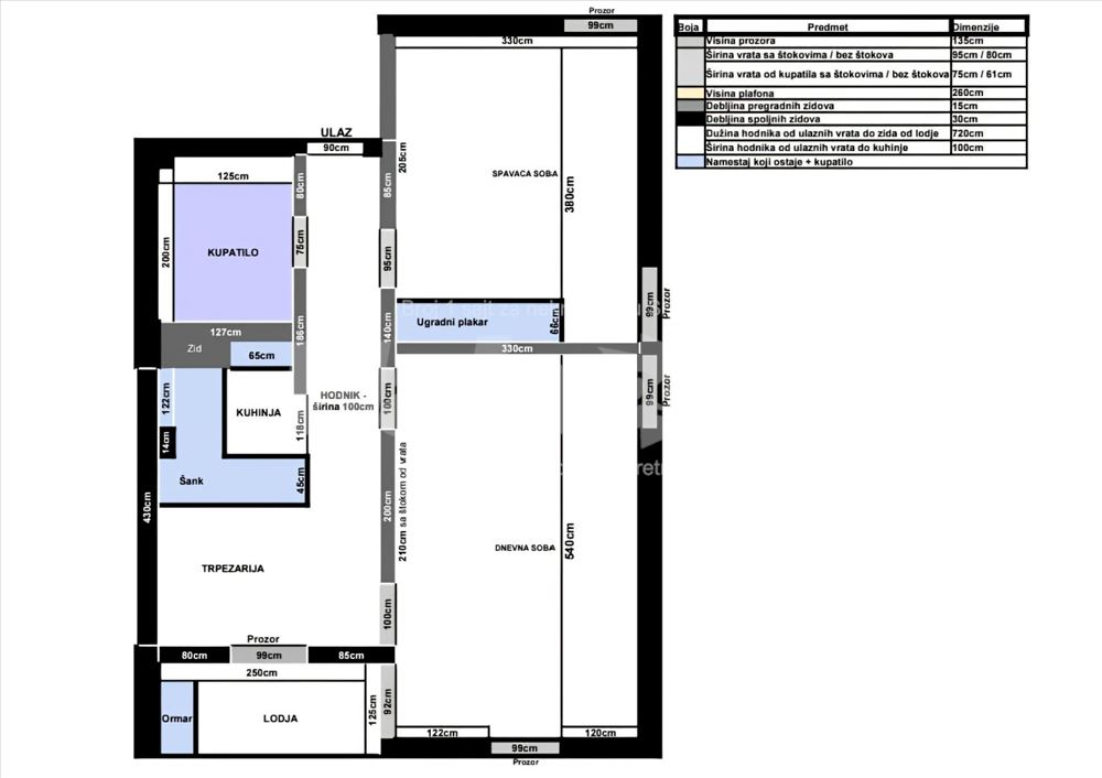 2 sobe 49m2 + parking, Jovanke Radaković Mirjevo 1 — 4
