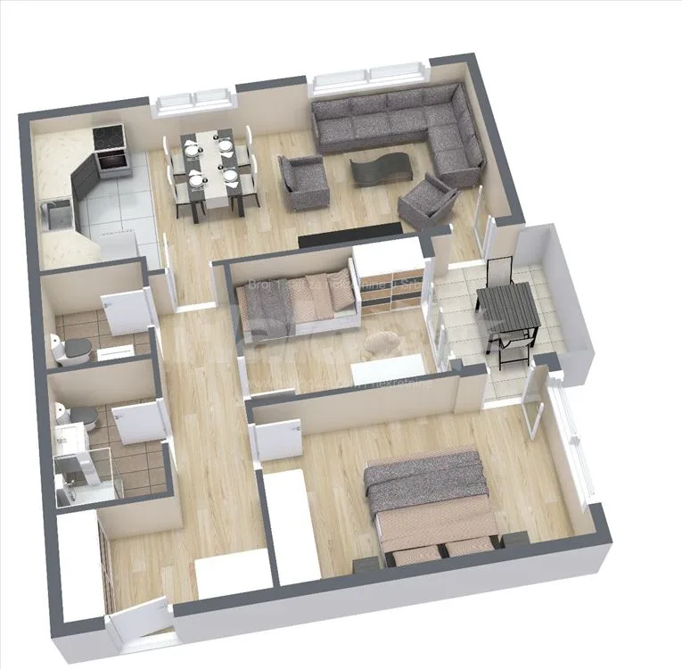 71,82 m2 - Kompleks 25. Maj Residences Mladenovac — 2