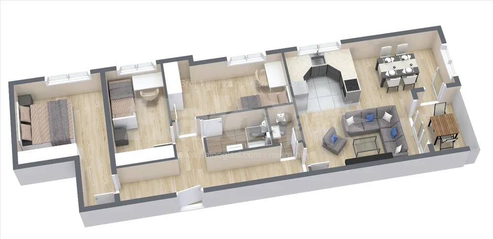 80,64 m2 - Kompleks 25. Maj Residences Mladenovac — 2