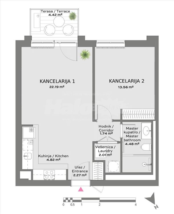 Beograd na vodi - Kancelarija/stan 55m2 — 11