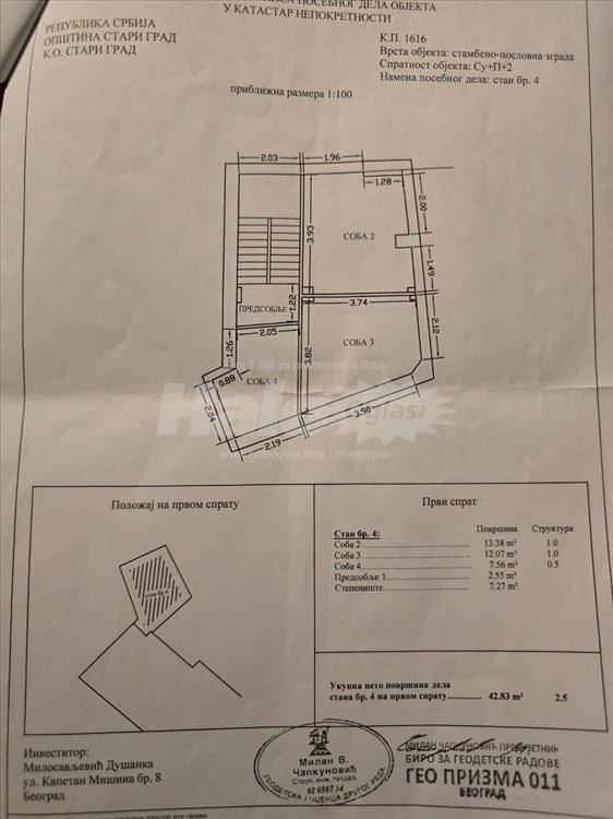 Beograd, Opština Stari Grad -Strahinjića Bana — 11