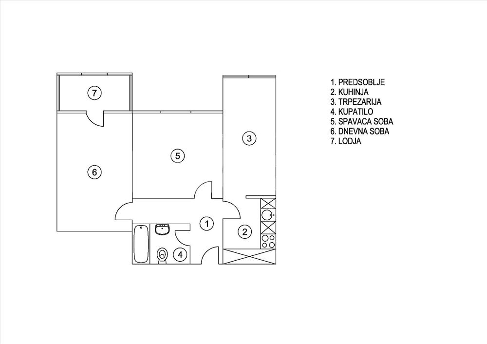 Brace Jerkovic, Vozdovac 50m2 odlicna lokacija — 2