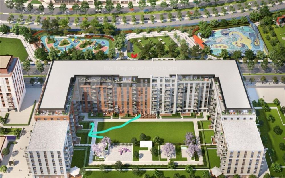 Trosoban 83m2 + Bašta 72m², Izdat 1800€, Vlasnik — 3
