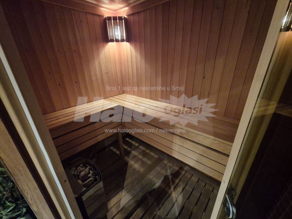 Dedinje-85m2 na prodaju, dvorište sa bazenom — 4