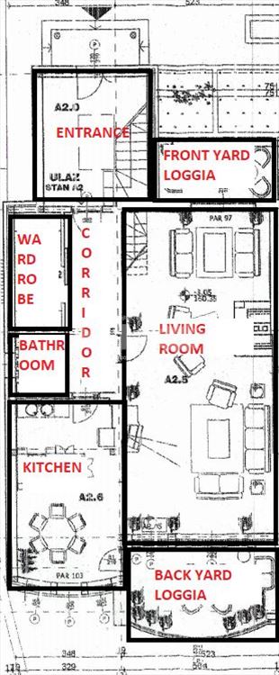 Dedinje dupleks PP 250m2 — 9