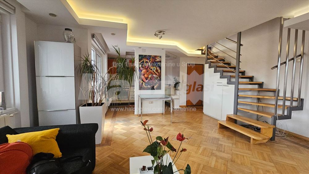 Dorćol, prelep trosoban, moderan, duplex, parking — 2