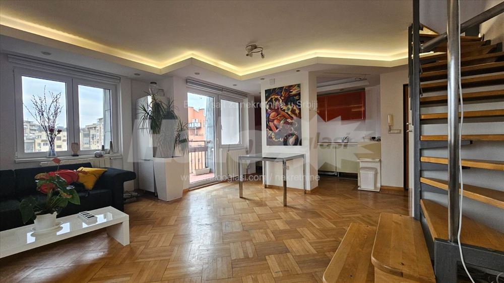 Dorćol, prelep trosoban, moderan, duplex, parking — 3