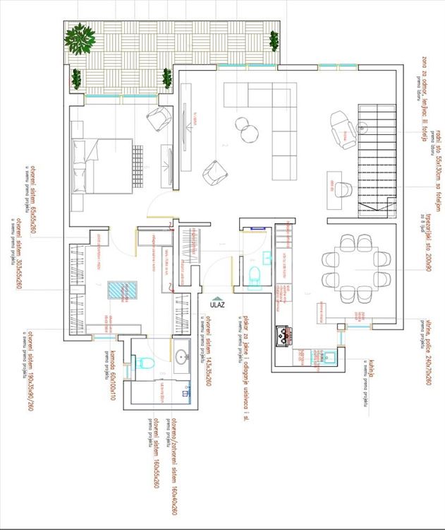 DORĆOL,Stari Grad,Vojvode Dobrnjca,Penthouse 196m2 — 8