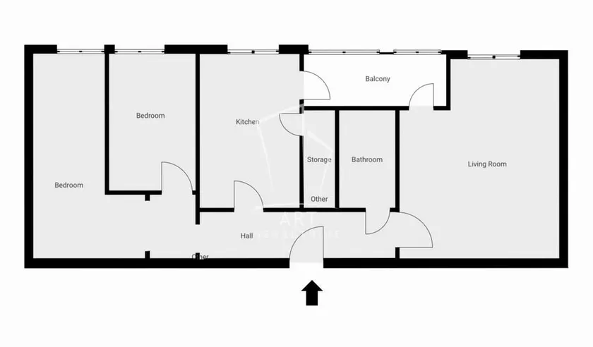 Dvosoban stan na prodaju, Jovana Ristića, 280.000€, 55m² — 2