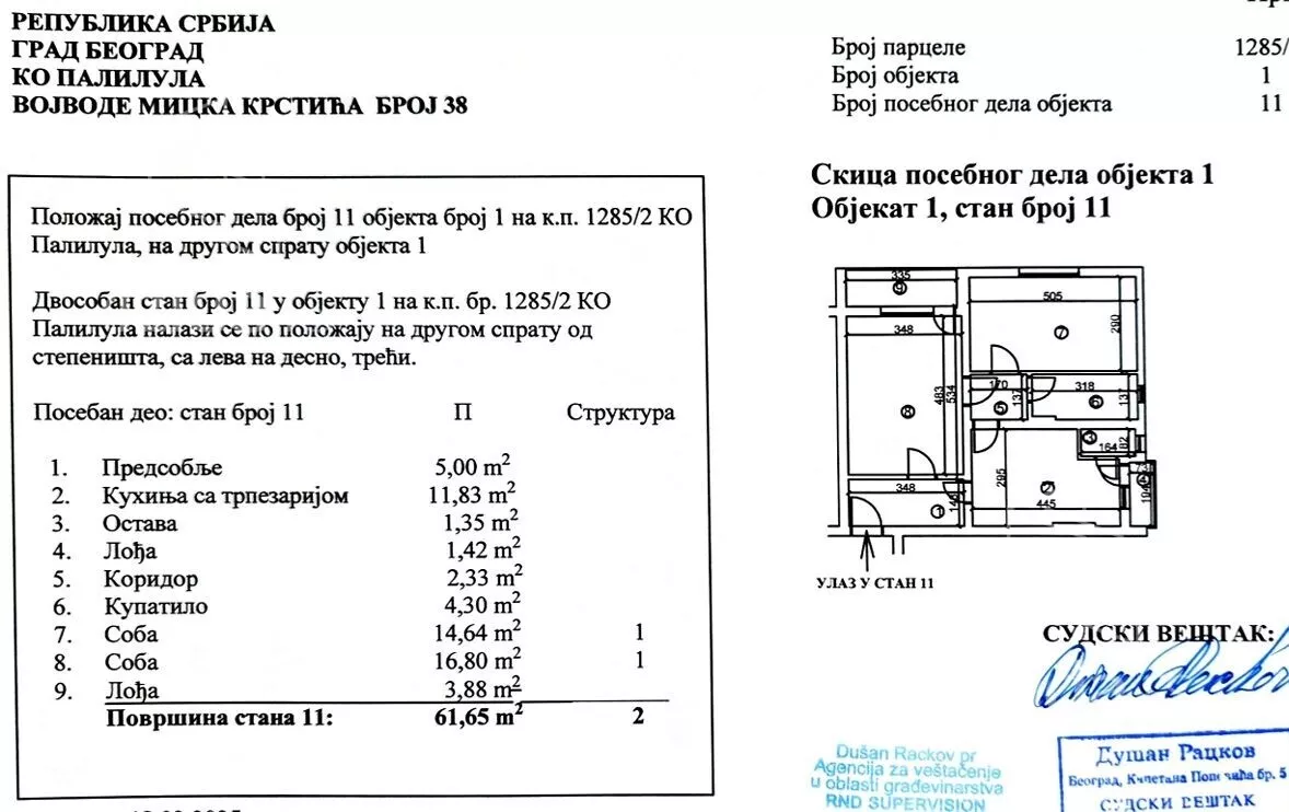 Dvosoban stan na prodaju, Karaburma, 159.900€, 62m² — 5