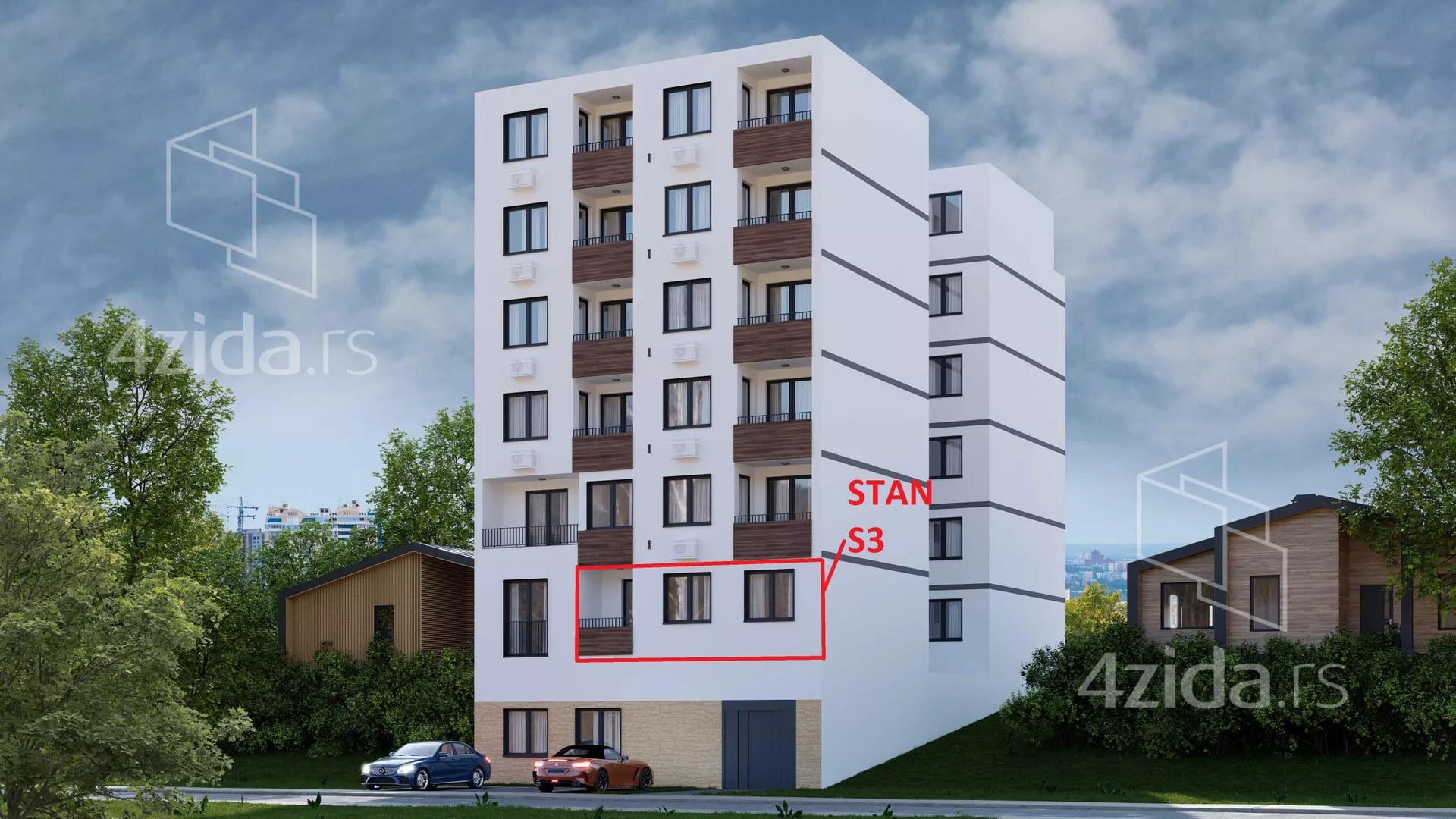 Dvosoban stan na prodaju, Lazara Avramovića, 119.820€, 40m² — 2