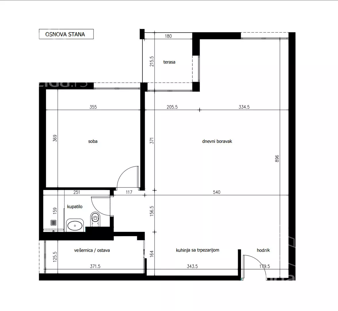 Dvosoban stan na prodaju, Marine Veličković 18, 240.000€, 72m² — 14