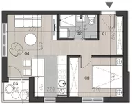 Dvosoban stan na prodaju, Rada Neimara 75, 136.000€, 40m² — 5