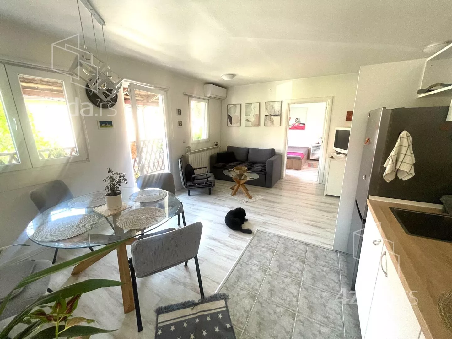 Dvosoban stan za izdavanje, Cvetkova Pijaca, 600€, 45m² — 8