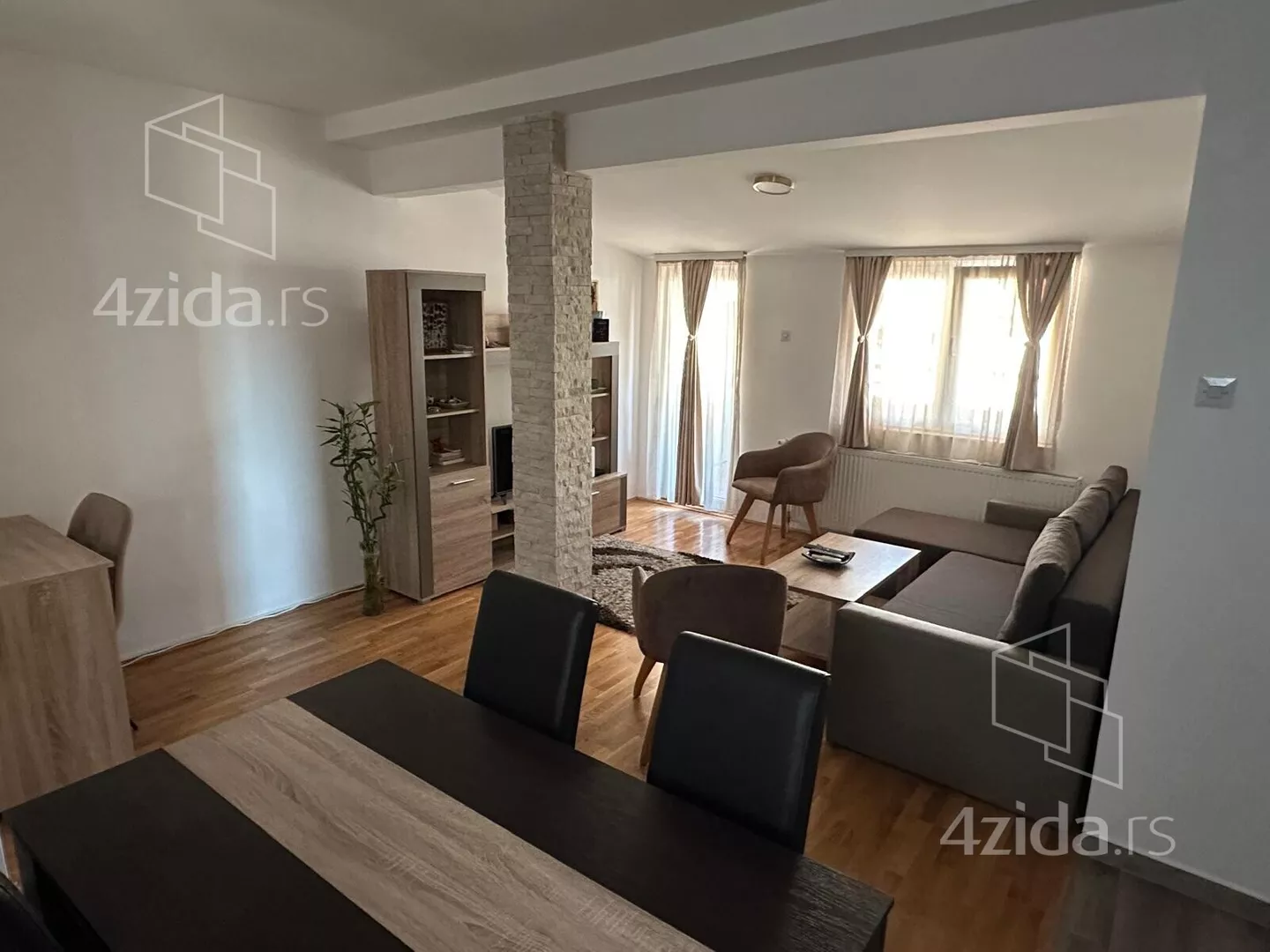 Dvosoban stan za izdavanje, Kruševačka 36, 600€, 50m² — 2