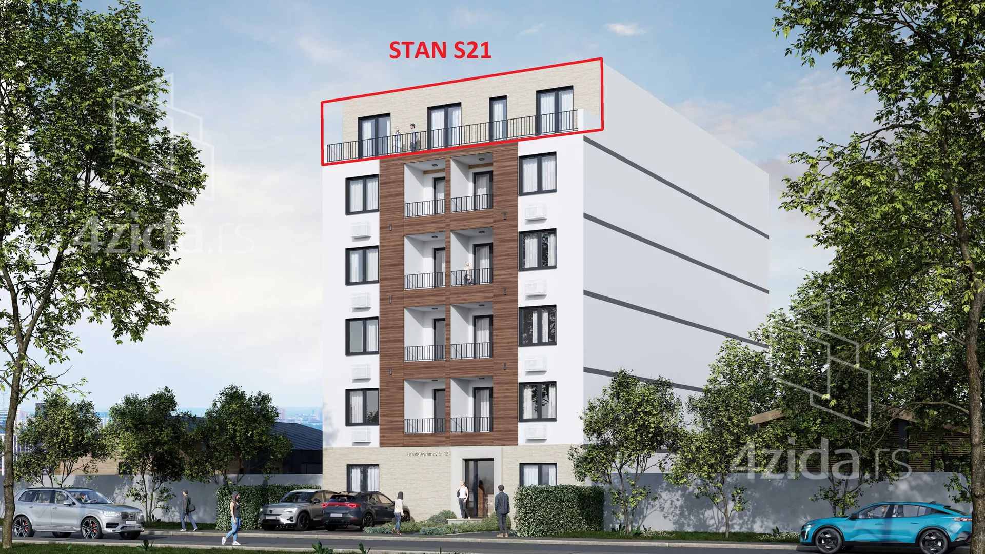 Četvorosoban stan na prodaju, Lazara Avramovića, 245.910€, 81m² — 2