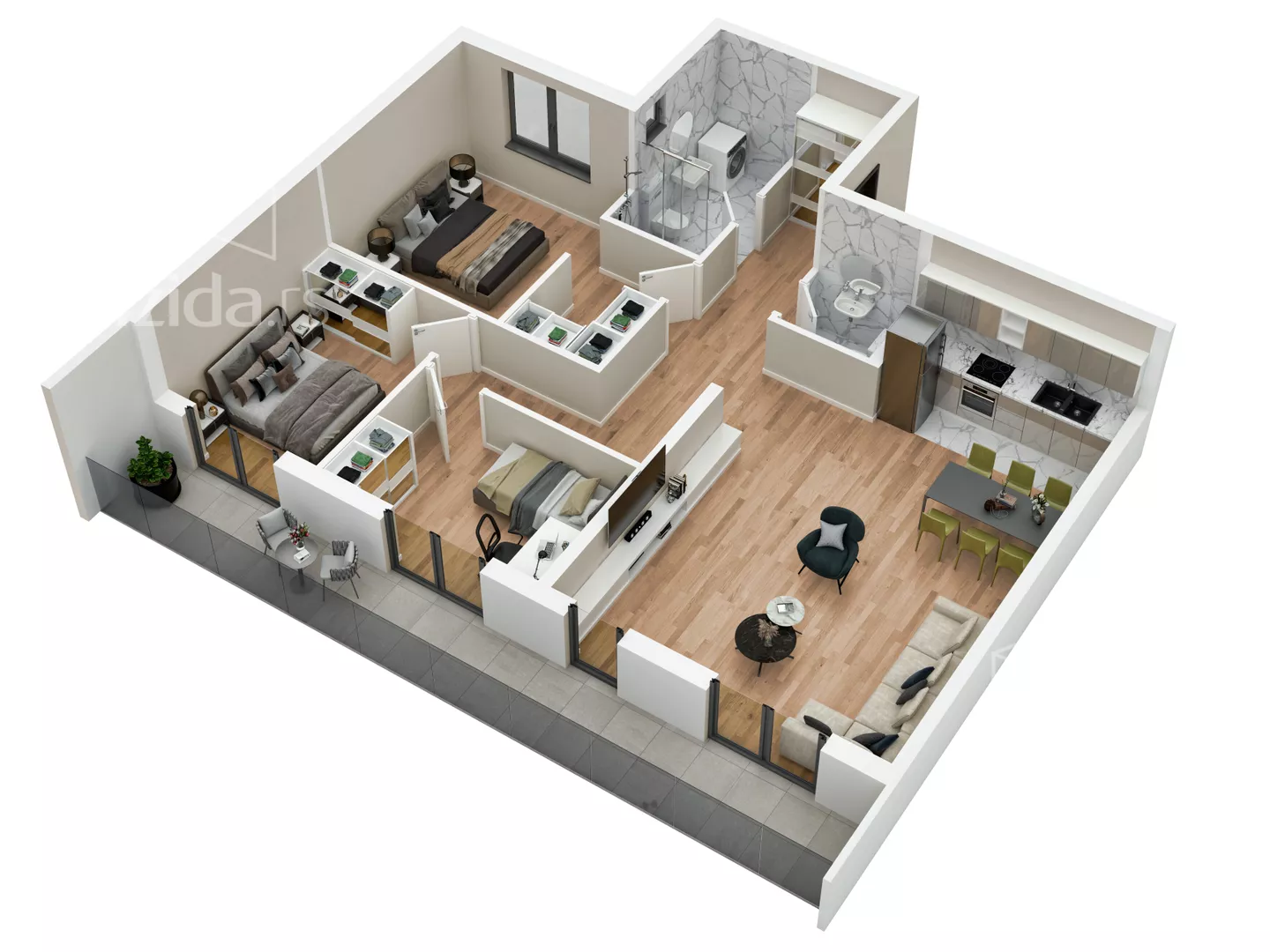 Četvorosoban stan na prodaju, Lazara Avramovića, 245.910€, 81m² — 4