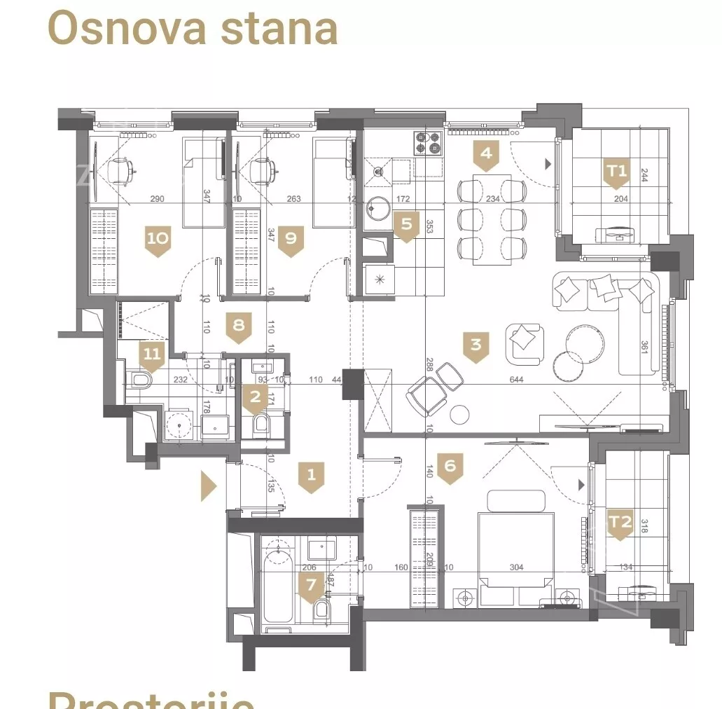 Četvorosoban stan na prodaju, Tadije Sondermajera 4, 460.000€, 100m² — 6