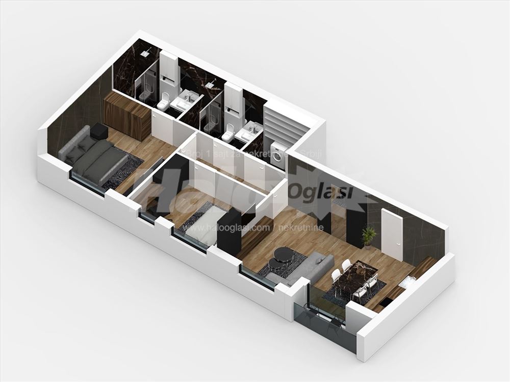 G15 Residence-Cetvorosoban stan bez provizije — 2