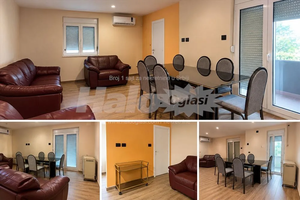 Izdaje se prostran troiposoban stan 105 m² sa tera — 2