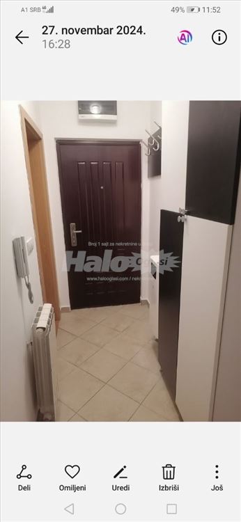 Izdajem garsonjeru 25m2 Danilova 13 Mirijevo — 7