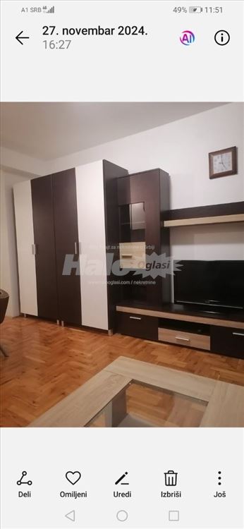 Izdajem garsonjeru 25m2 Danilova 13 Mirijevo — 8