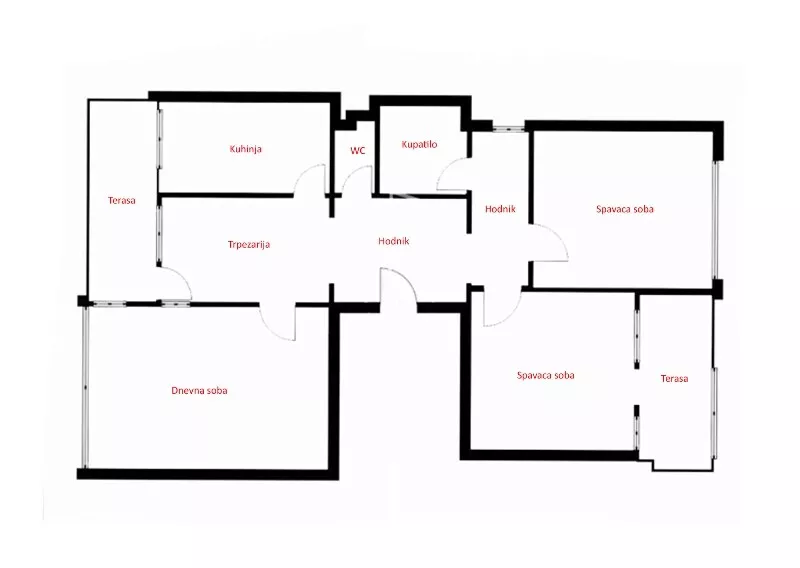 Jednoiposoban stan na prodaju, Meštrovićeva 42, 130.000€, 49m² — 4