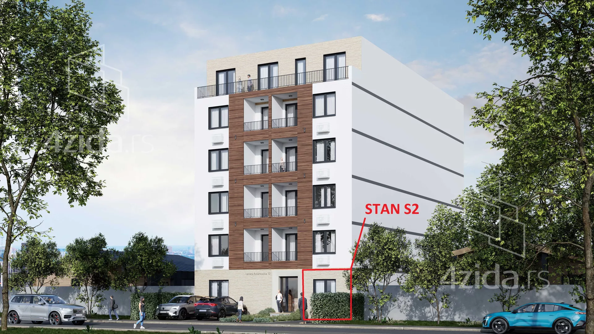 Jednosoban stan na prodaju, Lazara Avramovića, 82.956€, 27m² — 2