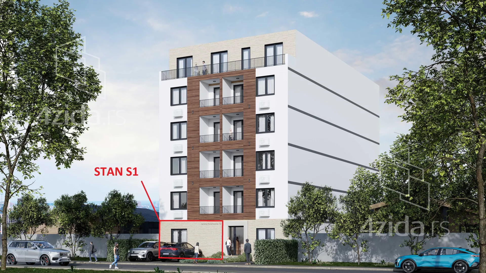 Jednosoban stan na prodaju, Lazara Avramovića, 83.545€, 26m² — 2