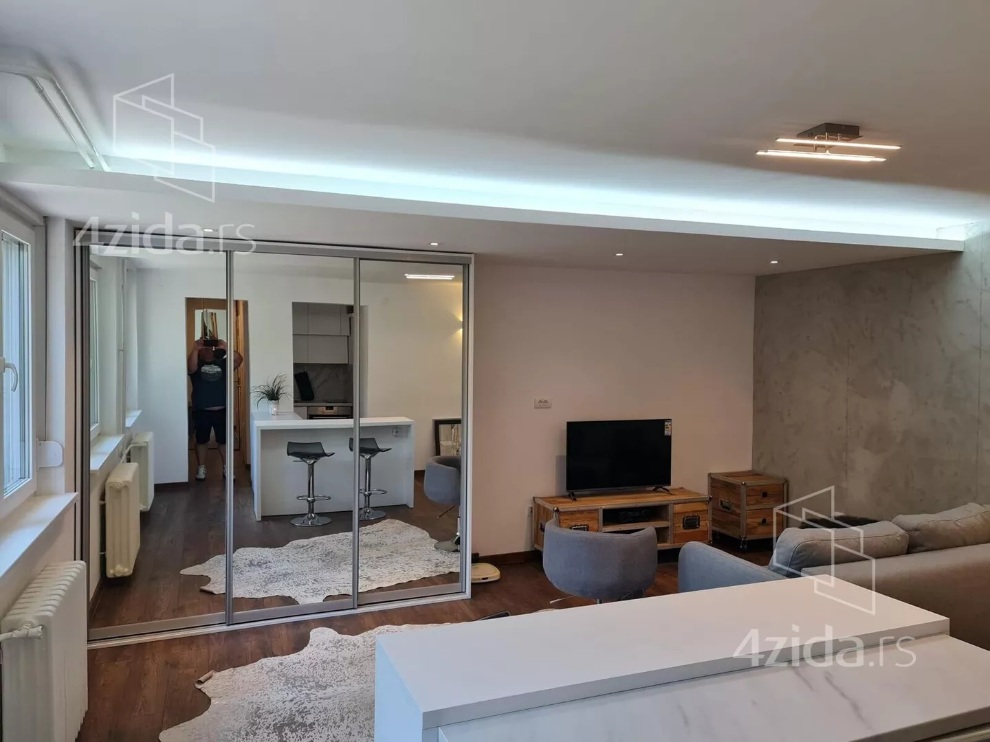 Jednosoban stan za izdavanje, Baštovanska 3, 490€, 37m² — 8