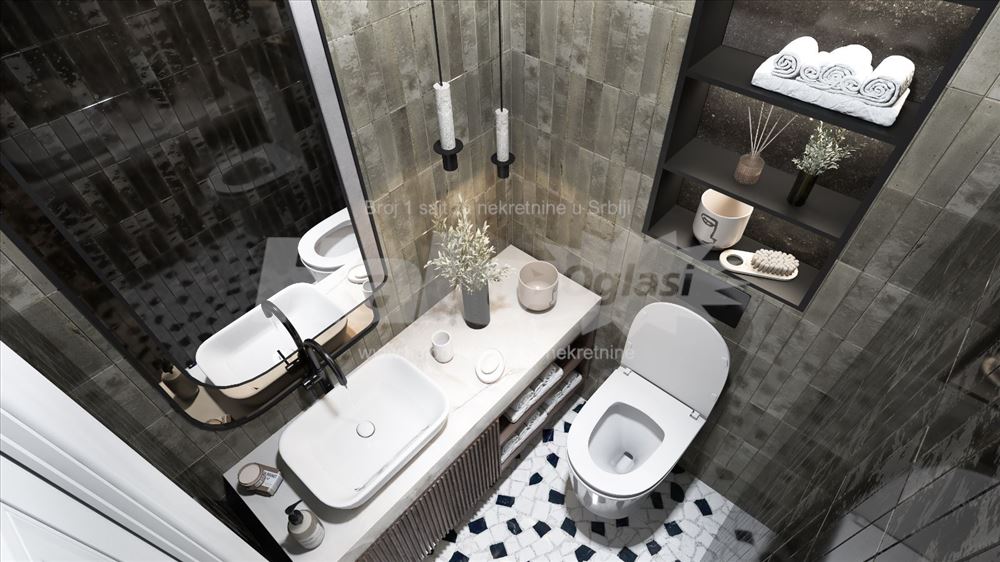 Lux novogradnja. 44m2. Dvosoban stan — 13