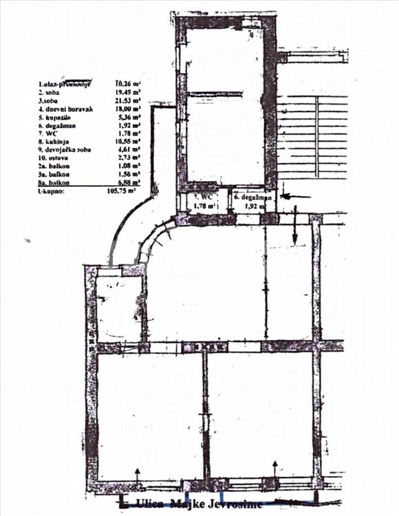 Majke Jevrosime 106m2 (može kao 2 stana) — 9