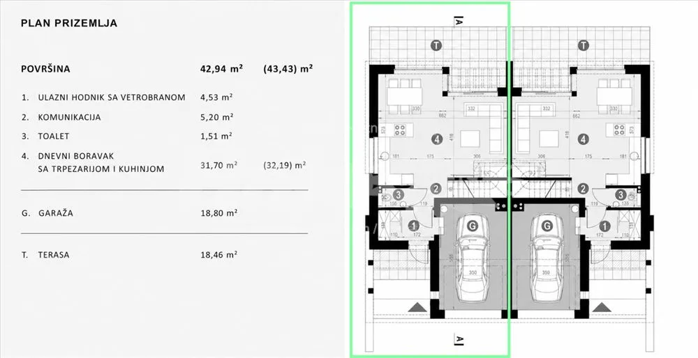 Moderna duplex kuća vrhunskog kvaliteta — 12