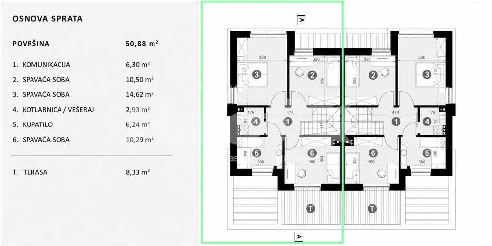Moderna duplex kuća vrhunskog kvaliteta — 13