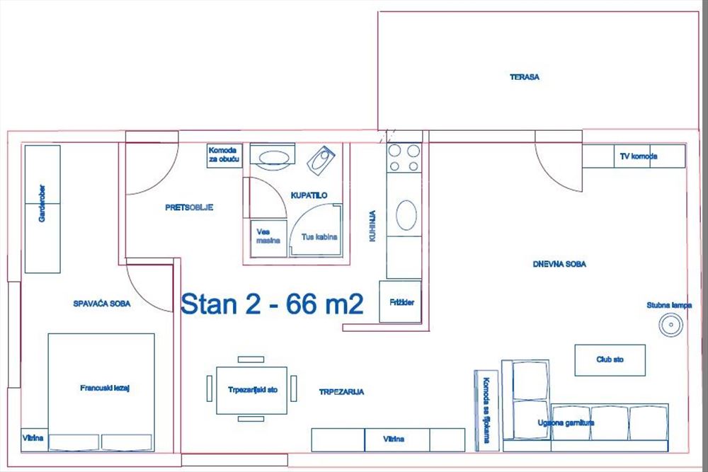 Nov, na lepoj lokaciji, luksuzno namešten 1.5 stan — 4