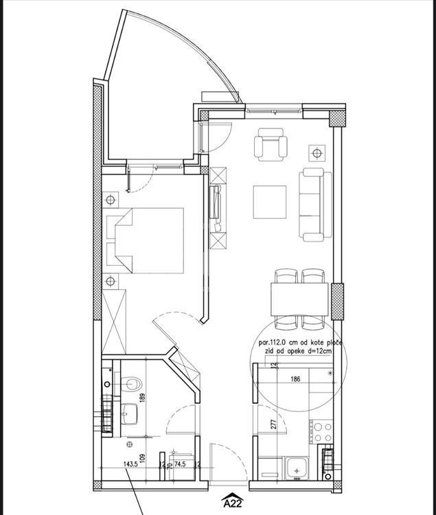 Novi Beograd, Bežanijska kosa, 52m2, 2.0 -odličan! — 15