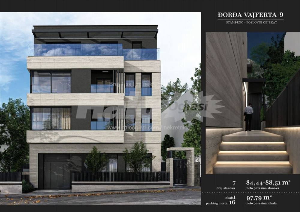 Novogradnja Vracar Djordja Vajferta 9 — 11