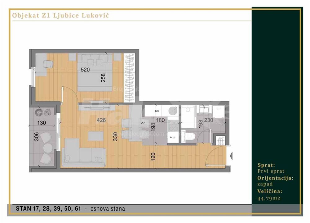 Novogradnja Z1 Residence 56m2 - Zvezdara — 12