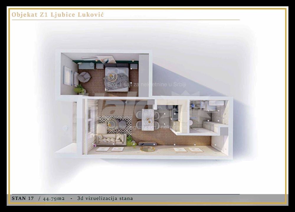 Novogradnja Z1 Residence 56m2 - Zvezdara — 13