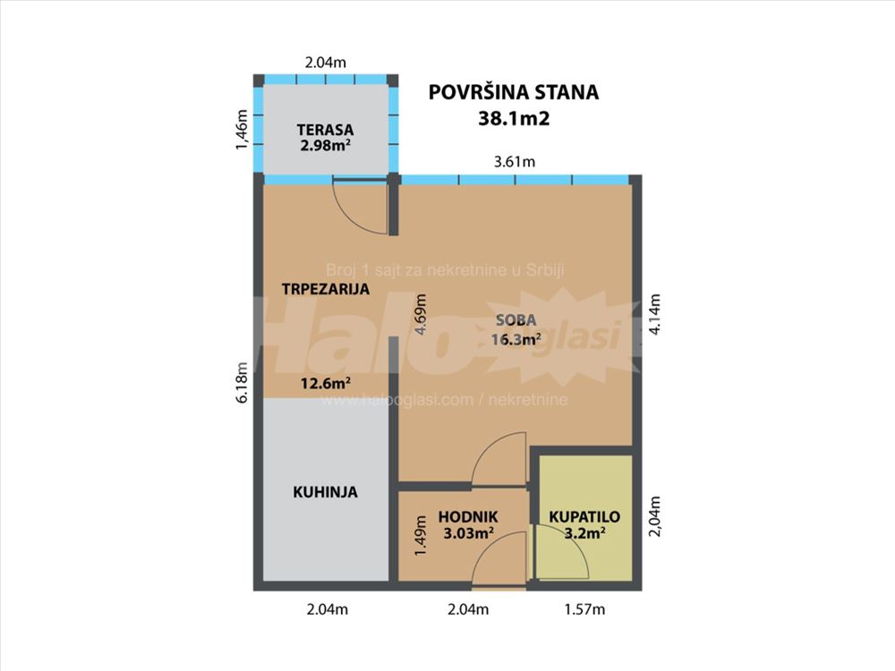 Odličan stan na super lokaciji – Vukov spomenik — 10