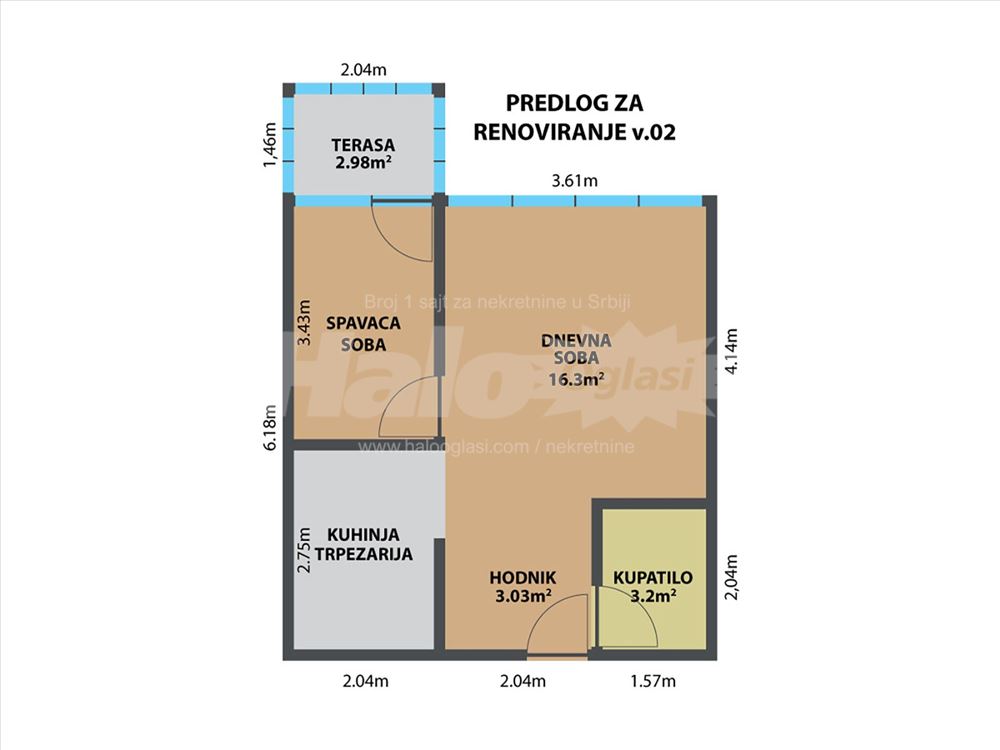 Odličan stan na super lokaciji – Vukov spomenik — 12