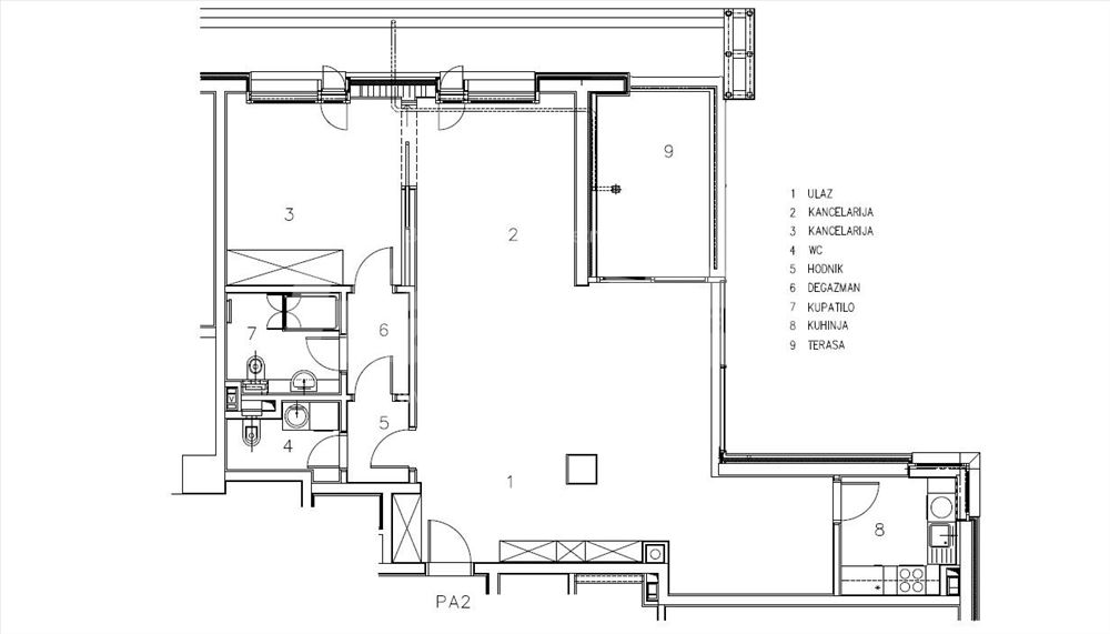 Premium kancelarijski prostor u b2 zgradi, 105,57 — 12