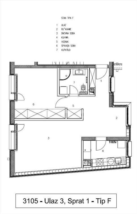 Premium kancelarijski prostor u b2 zgradi, 65,42m2 — 11