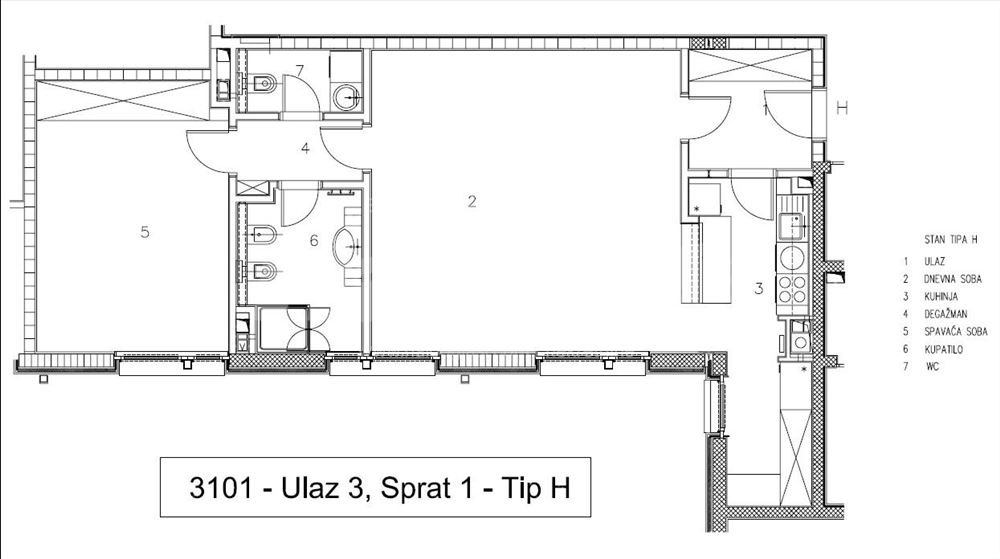 Premium kancelarijski prostor u b2 zgradi, 86,3m2 — 11