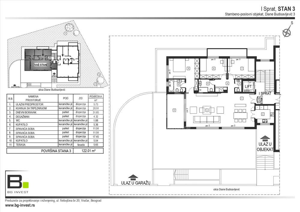 Premium stan 122m2 Dedinje Beli dvor — 14