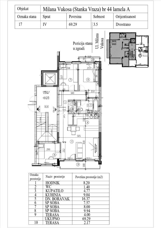 Prodaja stana 72.5+16m2, Bulbuder Pk, 3.5 — 3