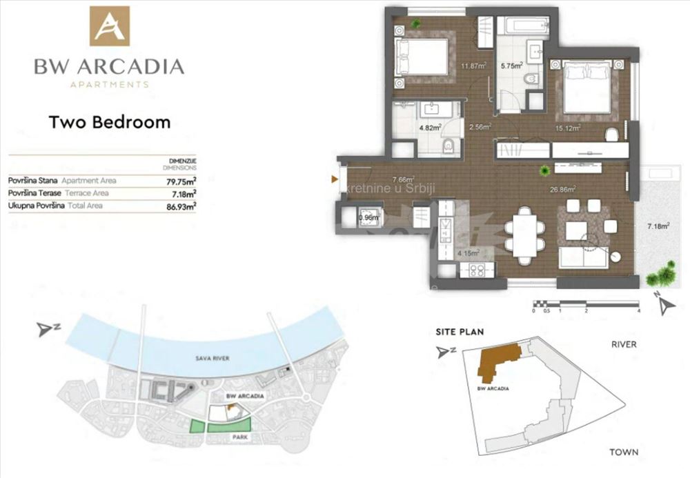 Prodajem stan u BW Arcadia - bez posrednika — 15